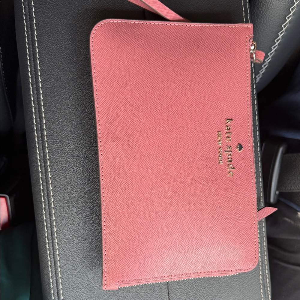 Kate Spade Coral Wristlet